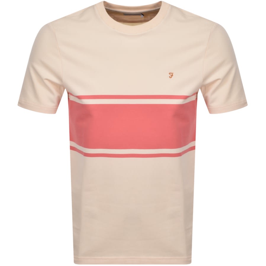 Alternative Image for ProductFarah Vintage Short Sleeve Belair T Shirt Cream1